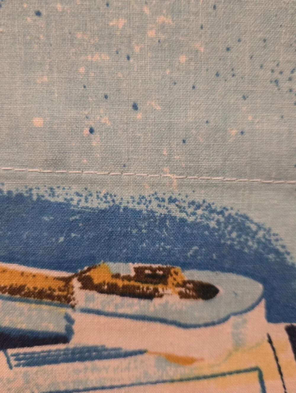 VINTAGE 1977 Star Wars Pillowcase Bibb Deadstock Mint Condition Unwashed Origina